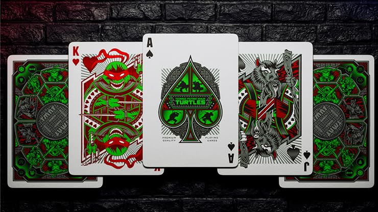 MJM Magic Teenage Mutant Ninja Turtles Playing Cards by theory11